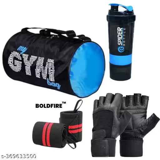 Stylish Men &amp; Women My Gym Bag With Glove